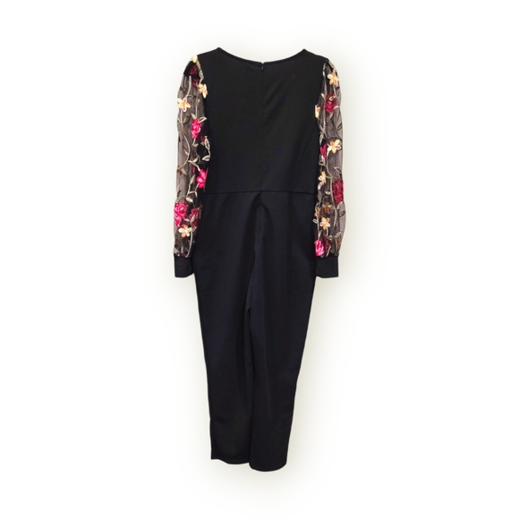 Emery Rose Floral Jumpsuit - Picture 5 of 8